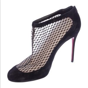 Christian Louboutin Black sued  booties